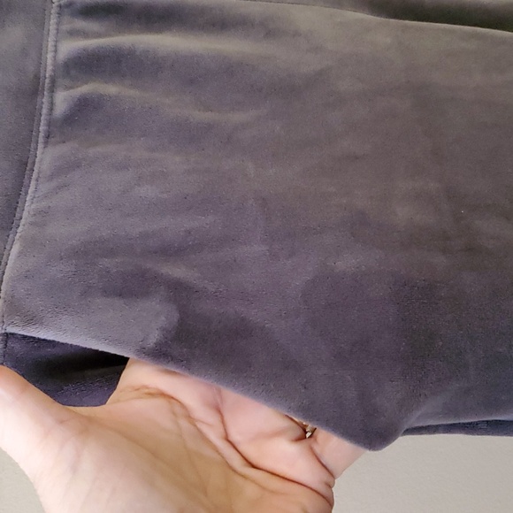 House of Harlow 1960 Grey Velour Track Sweatpants Size Medium - Picture 3 of 7